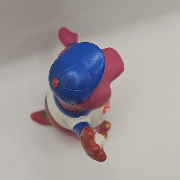 Vintage Barney Purple Dinosaur Lyons Group Fun-Time Baseball Figure Toy 1993 - Picture 14 of 16